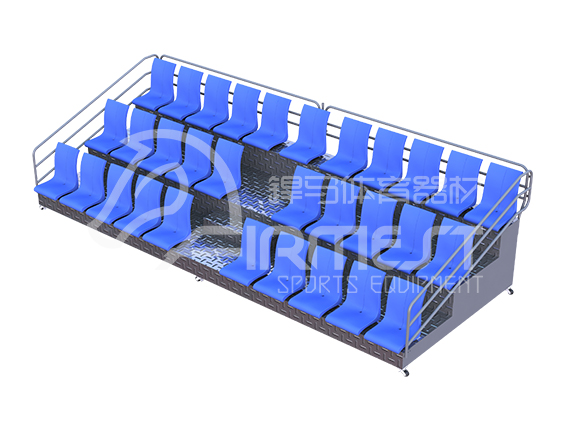 FYK-2024 镀锌钢全移动看台椅